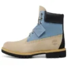Premium Waterproof Boot de 15 cm « Light Beige Blue »