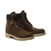 Premium Waterproof Boot de 15 cm « Nubuck marron foncé »
