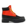 Premium Waterproof Boot de 15 cm « Nubuck orange moyen et Noir »