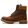 Premium Waterproof Boot à talon compensé de 15 cm « Marron moyen-jaune »