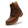 Premium Waterproof Boot à talon compensé de 15 cm « Marron moyen-jaune »