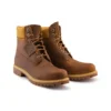 Premium Waterproof Boot à talon compensé de 15 cm « Marron moyen-jaune »