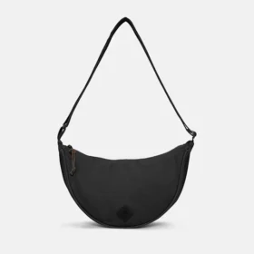 Sac à bandoulière en toile et cuir pour femme