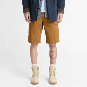 Shorts cargo en sergé Brookline pour homme