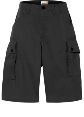 Shorts cargo en sergé « Noir »