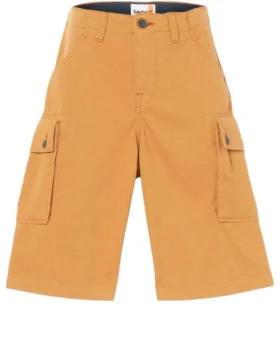 Shorts cargo en sergé « Tan »