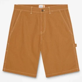 Shorts en toile de coton délavée Shorts en toile de coton délavée