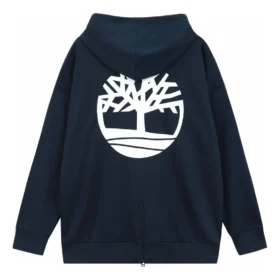 Sweats à capuche Back Tree Logo « Navy »