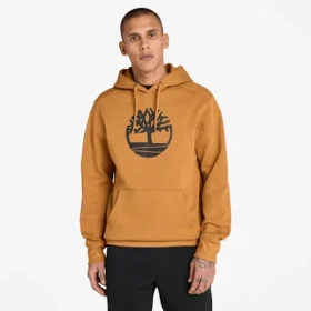 Sweats à capuche Timberland avec logo arbre – Blé/Noir