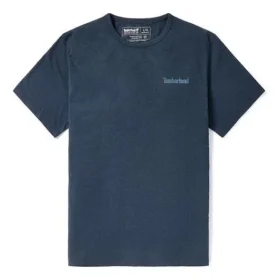 T-shirt à col rond et manches courtes imprimé Timberland, bleu