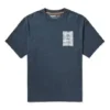 T-shirt à col rond Timberland imprimé logo bleu
