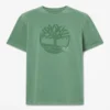 T-shirt graphique pour homme avec logo, teint en pièce T-shirt graphique pour homme avec logo, teint en pièce