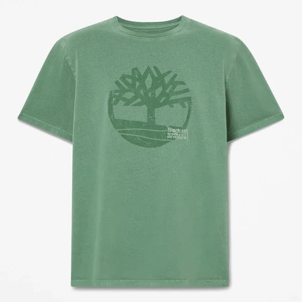 T-shirt graphique pour homme avec logo, teint en pièce T-shirt graphique pour homme avec logo, teint en pièce