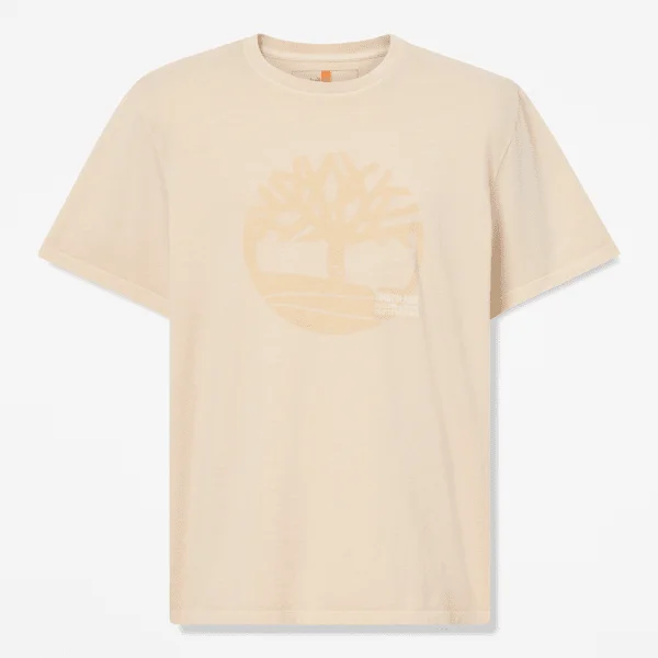 T-shirt graphique pour homme avec logo, teint en pièce T-shirt graphique pour homme avec logo, teint en pièce