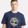 T-shirt graphique Tree Logo Lake House pour homme T-shirt graphique Tree Logo Lake House pour homme