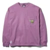 T-shirt à manches longues « Bee Line » de Timberland x Billionaire Boys Club « Purple »
