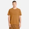 T-shirt pour homme délavé avec logo brodé T-shirt pour homme délavé avec logo brodé