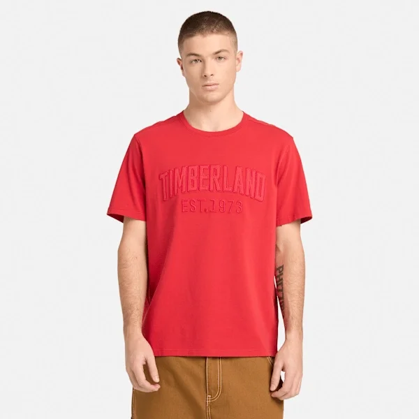 T-shirt pour homme délavé avec logo brodé T-shirt pour homme délavé avec logo brodé