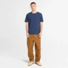 T-shirt pour homme délavé avec logo brodé T-shirt pour homme délavé avec logo brodé