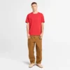 T-shirt pour homme délavé avec logo brodé T-shirt pour homme délavé avec logo brodé