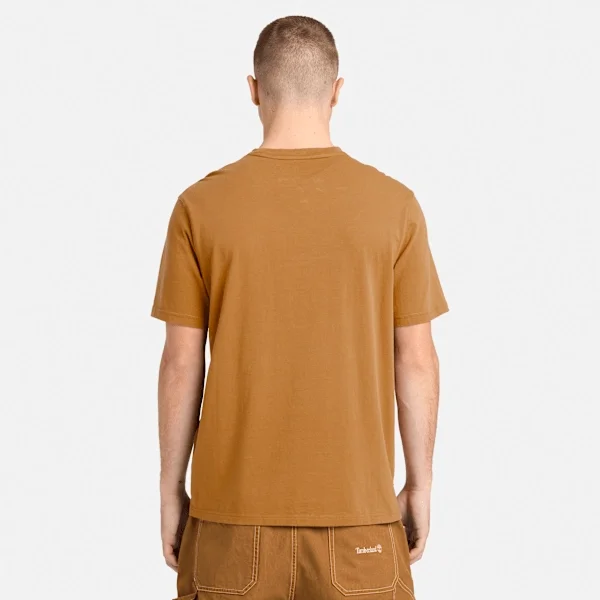 T-shirt pour homme délavé avec logo brodé T-shirt pour homme délavé avec logo brodé
