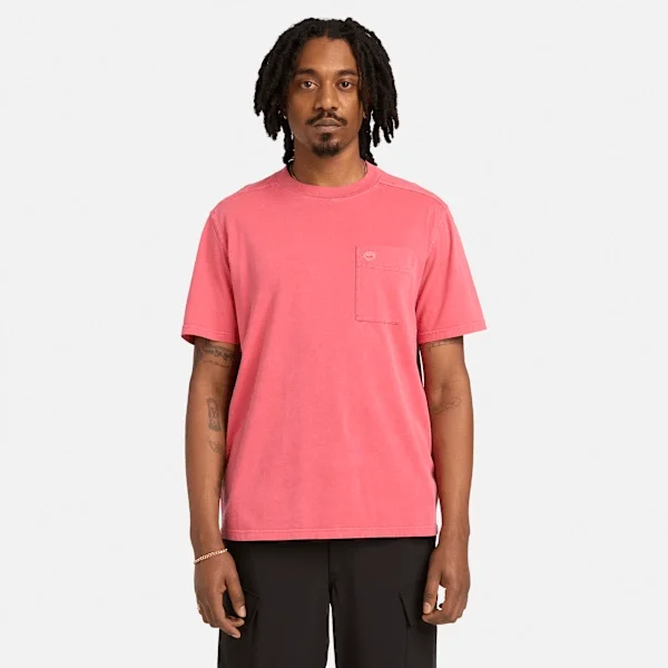 T-shirt pour homme Merrymack River teint en pièce avec poche poitrine T-shirt pour homme Merrymack River teint en pièce avec poche poitrine