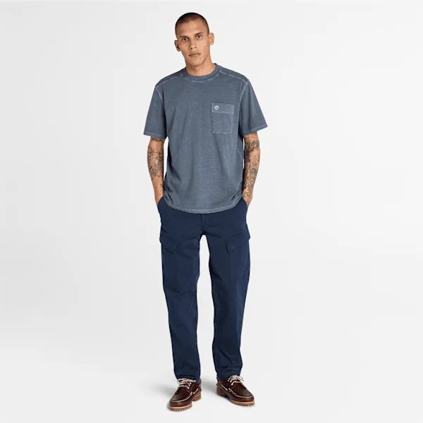 T-shirt pour homme Merrymack River teint en pièce avec poche poitrine T-shirt pour homme Merrymack River teint en pièce avec poche poitrine