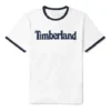Timberland Casual à col rond imprimé, Shorts, blanc