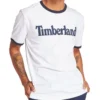 Timberland Casual à col rond imprimé, Shorts, blanc