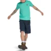 Timberland SS20 CoolMax Logo à shorts et col rond vert