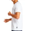 Timberland SS20 CoolMax Logo Shorts à manches courtes et col rond Blanc