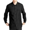 Veste chemise à poches multiples et col en V Timberland, noire