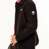 Veste Coach imperméable classique Timberland, noire