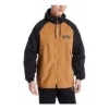 Veste coupe-vent à fermeture éclair intégrale « Marron Noir »