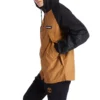 Veste coupe-vent à fermeture éclair intégrale « Marron Noir »