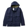 Veste décontractée imperméable Timberland à poches multiples, bleu foncé