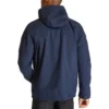 Veste décontractée imperméable Timberland à poches multiples, bleu foncé