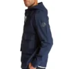 Veste décontractée imperméable Timberland à poches multiples, bleu foncé